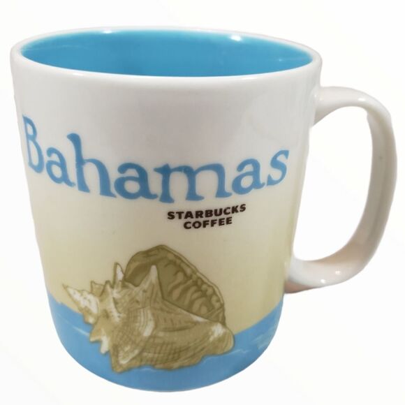 Bahamas Starbucks Coffee Mug 16 fl oz 2013 Souvenir Mug Used Condition - Picture 1 of 7